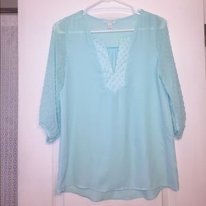 Seafoam green blouse